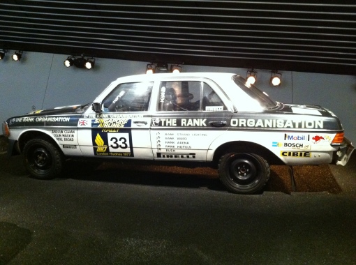 MB 280E, winner of the London - Sydney Rally 1977