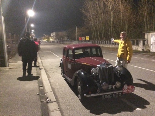 UMG Monte 16 26 Early morning check point Bourgoin - Jallieu